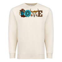 Sandshell western love Premium Sweatshirt - AdoDesignShop