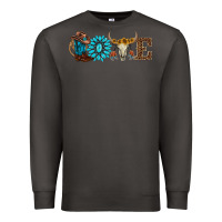 Smoke western love Premium Sweatshirt - AdoDesignShop