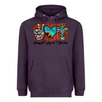 Plum peace love jesus Heavyweight Hoodie - JahusDesignShop