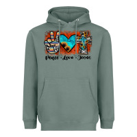Sage peace love jesus Heavyweight Hoodie - JahusDesignShop