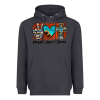 Smoke peace love jesus Heavyweight Hoodie - JahusDesignShop
