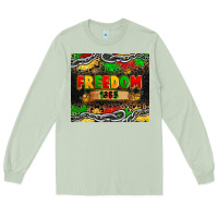 Matcha juneteenth freedom 1865 Long Sleeve Tee - Zillion Design Studio