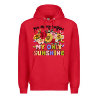 Red you are my sunshine my only sunshine Premium Hoodie - MaliasSmallBusiness