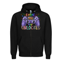 Black level days unclocked Zipper Hoodie - RacoonDesign