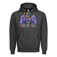Charcoal Heather level days unclocked Zipper Hoodie - RacoonDesign