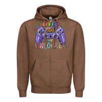 Chestnut level days unclocked Zipper Hoodie - RacoonDesign