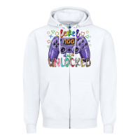 White level days unclocked Zipper Hoodie - RacoonDesign