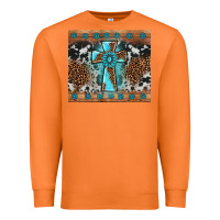 Carrot gemstone leopard cross Premium Sweatshirt - AdoDesignShop