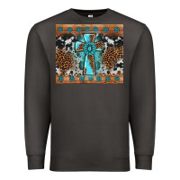 Smoke gemstone leopard cross Premium Sweatshirt - AdoDesignShop