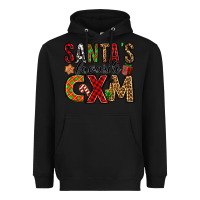 Black santa's favorite cxm Heavyweight Hoodie - Jasminsmagicworld