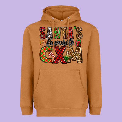 Santa's Favorite Cxm Heavyweight Hoodie Designed By Jasminsmagicworld