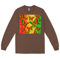 Chestnut juneteenth butterfly Long Sleeve Tee - Zillion Design Studio