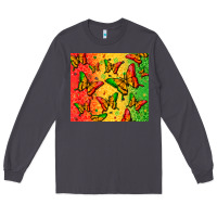 Smoke juneteenth butterfly Long Sleeve Tee - Zillion Design Studio