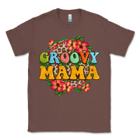 Chestnut groovy mama Classic Tee - Zillion Design Studio
