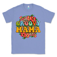 Colony Blue groovy mama Classic Tee - Zillion Design Studio