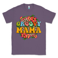 Lavender groovy mama Classic Tee - Zillion Design Studio