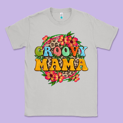 Groovy Mama Classic Tee Designed By Zillion Design Studio