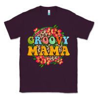 Plum groovy mama Classic Tee - Zillion Design Studio
