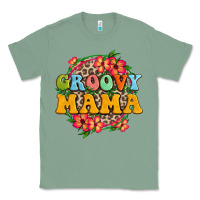 Sage groovy mama Classic Tee - Zillion Design Studio