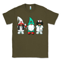 Army Green african american nurse gnomies medical gnomies Classic Tee - BarkalooDesign
