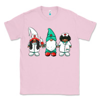Bubblegum Pink african american nurse gnomies medical gnomies Classic Tee - BarkalooDesign