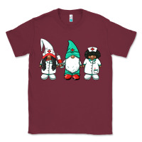 Burgundy african american nurse gnomies medical gnomies Classic Tee - BarkalooDesign