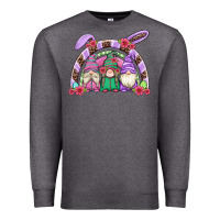 Charcoal Heather easter gnomes rainbow Premium Sweatshirt - Artiststas