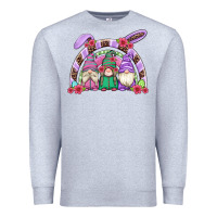 Heather Grey easter gnomes rainbow Premium Sweatshirt - Artiststas