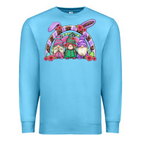 Ocean Blue easter gnomes rainbow Premium Sweatshirt - Artiststas