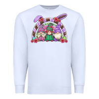 White easter gnomes rainbow Premium Sweatshirt - Artiststas