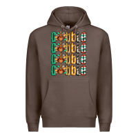 Coffee Gobble till you wobble Thanksgiving turkey Premium Hoodie - NancyCooperArtShop