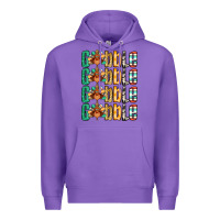 Purple Gobble till you wobble Thanksgiving turkey Premium Hoodie - NancyCooperArtShop