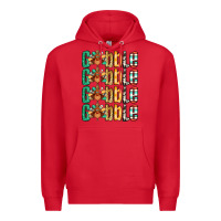 Red Gobble till you wobble Thanksgiving turkey Premium Hoodie - NancyCooperArtShop