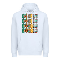 White Gobble till you wobble Thanksgiving turkey Premium Hoodie - NancyCooperArtShop