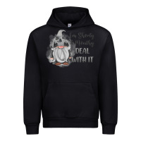Black im shorty mouthy deal with it gnome Urban Hoodie - MaliasSmallBusiness