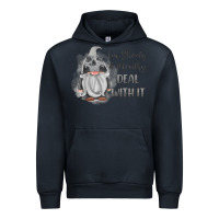 Navy im shorty mouthy deal with it gnome Urban Hoodie - MaliasSmallBusiness
