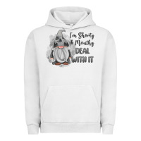 Pigment Lunar Rock im shorty mouthy deal with it gnome Urban Hoodie - MaliasSmallBusiness