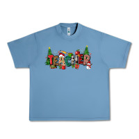 Pebble Blue Christmas teacher Urban Heavy Tee - Zillion Design Studio