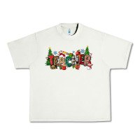 Pistachio Christmas teacher Urban Heavy Tee - Zillion Design Studio