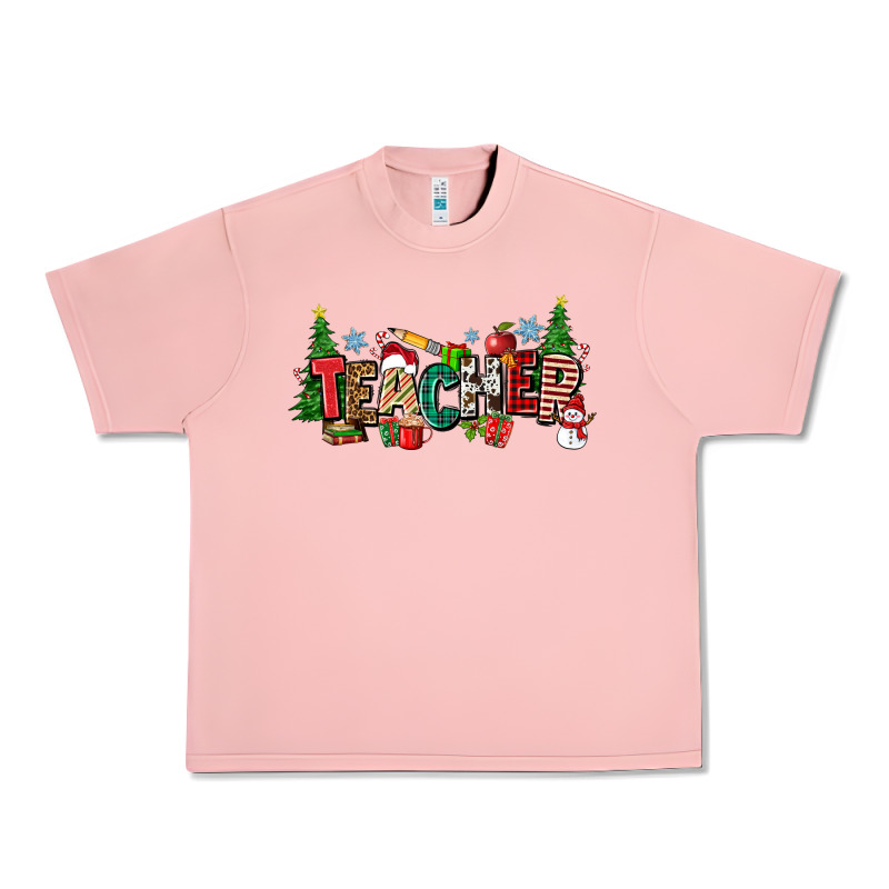Christmas Teacher Urban Heavy Tee by Zillion Design Studio | Teevron