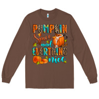 Chestnut pumpkin spice and everthing nice Long Sleeve Tee - Zillion Design Studio