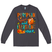 Smoke pumpkin spice and everthing nice Long Sleeve Tee - Zillion Design Studio