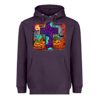 Plum halloween cross Heavyweight Hoodie - JahusDesignShop