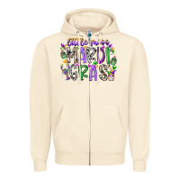 Sandshell little miss mardi gras Zipper Hoodie - RacoonDesign