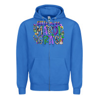 True Royal little miss mardi gras Zipper Hoodie - RacoonDesign