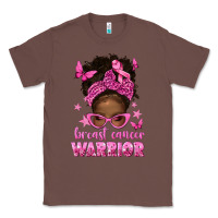 Chestnut afro messy bun breast cancer warrior Classic Tee - texasbilliewilder