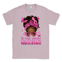 Lilac afro messy bun breast cancer warrior Classic Tee - texasbilliewilder