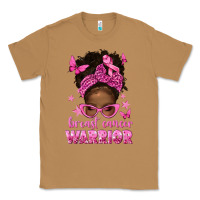 Toasted Coconut afro messy bun breast cancer warrior Classic Tee - texasbilliewilder