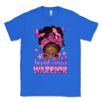 True Royal afro messy bun breast cancer warrior Classic Tee - texasbilliewilder