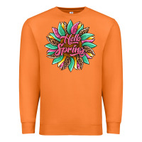 Carrot hello spring sunflower Premium Sweatshirt - Artiststas